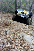 Mark Long on the first obstacle